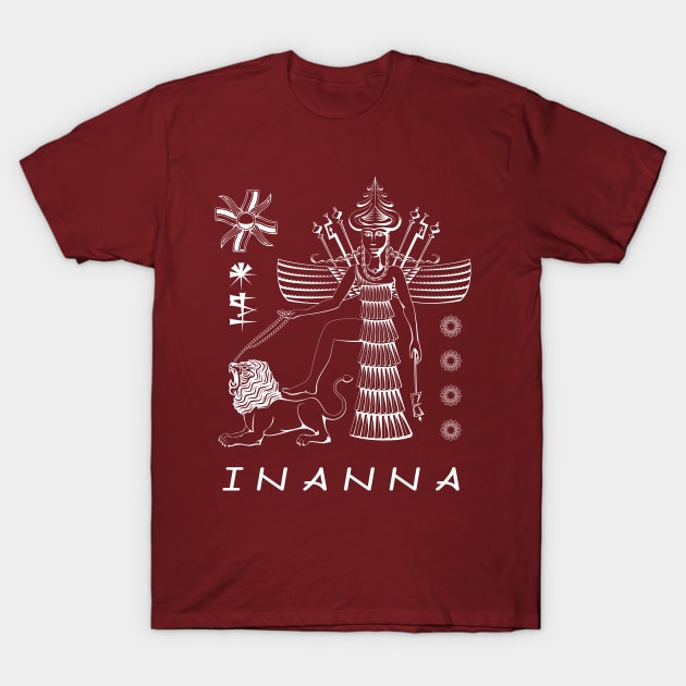 Inanna Red T-Shirt by Dingir ENKI